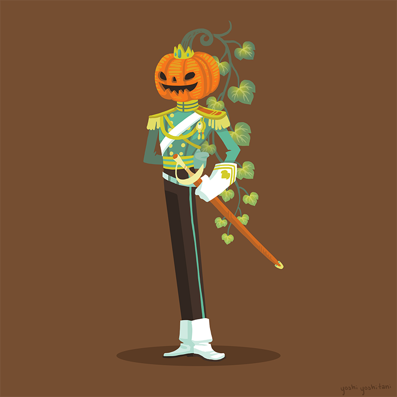 Pumpkin Royal Family - Mini Print Trio