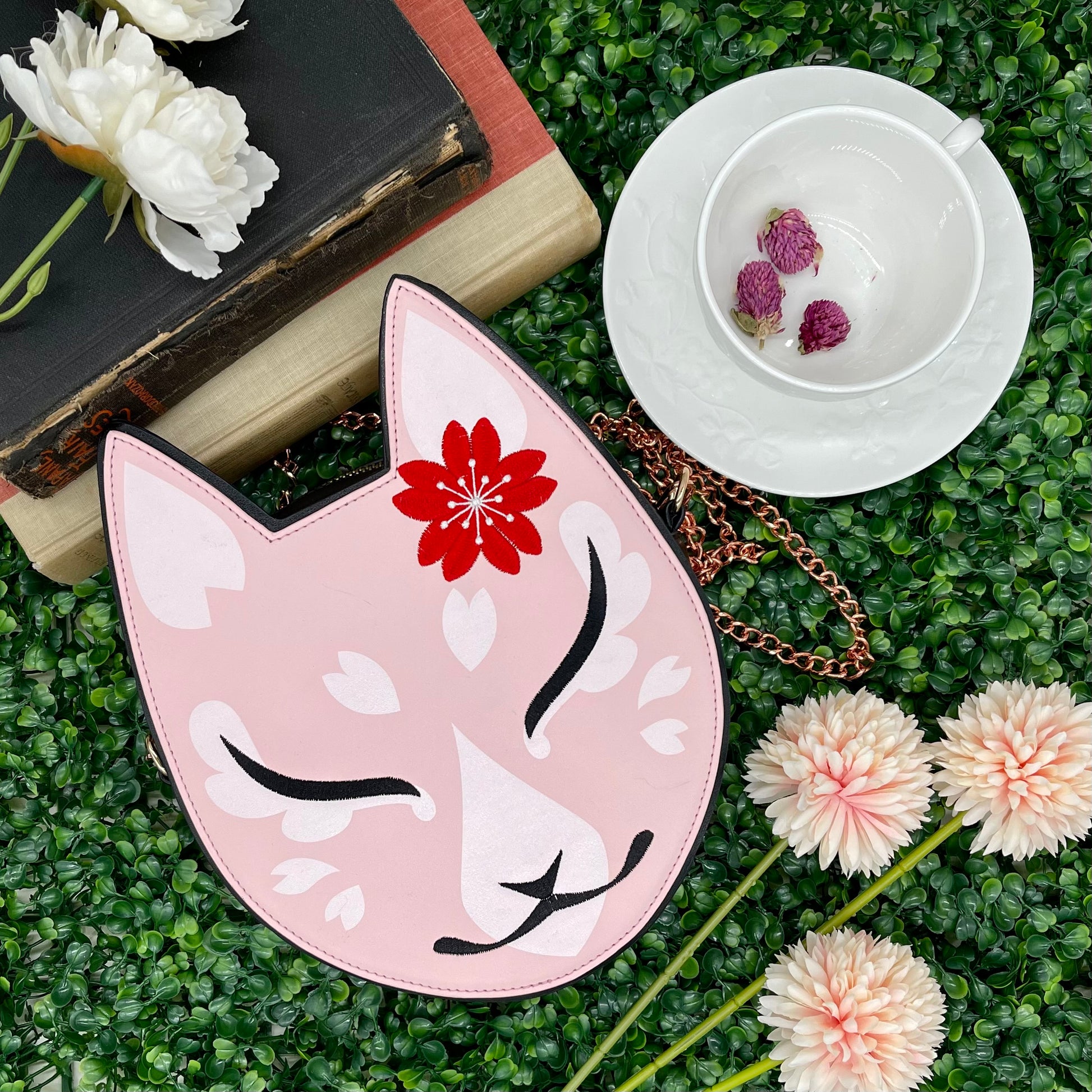 Kitsune Convertible Bag : Pink