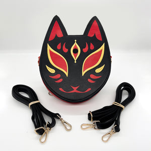 Kitsune Convertible Bag : Black