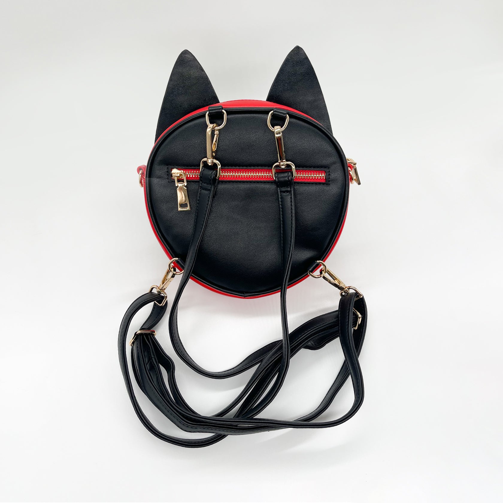 Kitsune Convertible Bag : Black