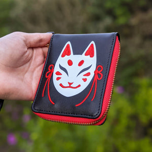 Kitsune Embroidered Wallet