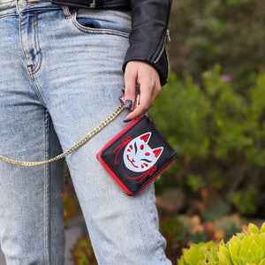 Kitsune Embroidered Wallet