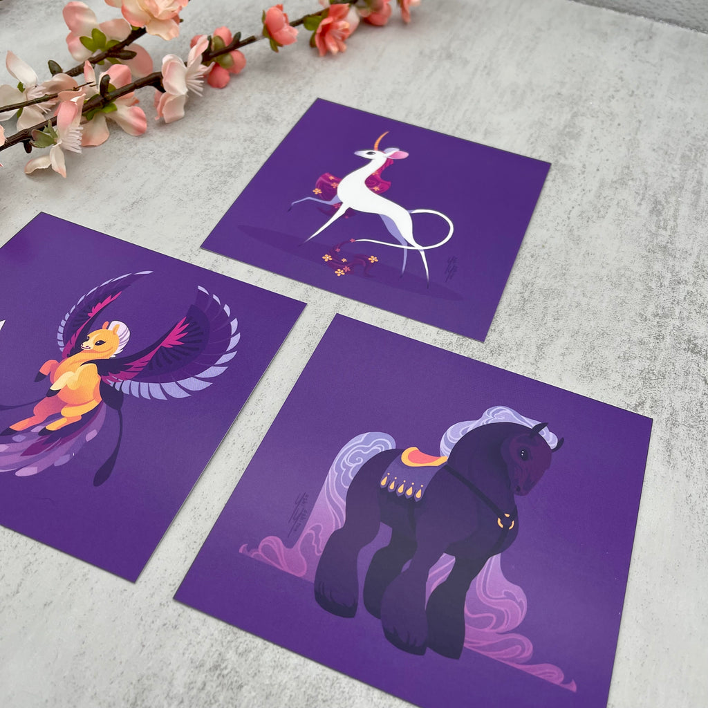 Magical Horses - Mini Print Trio