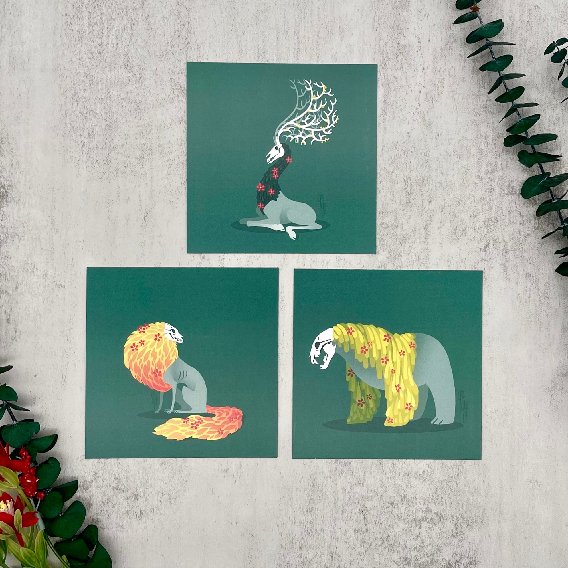 Death Gods - Mini Print Trio