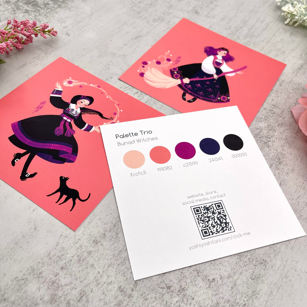 Bunad Witches - Mini Print Trio