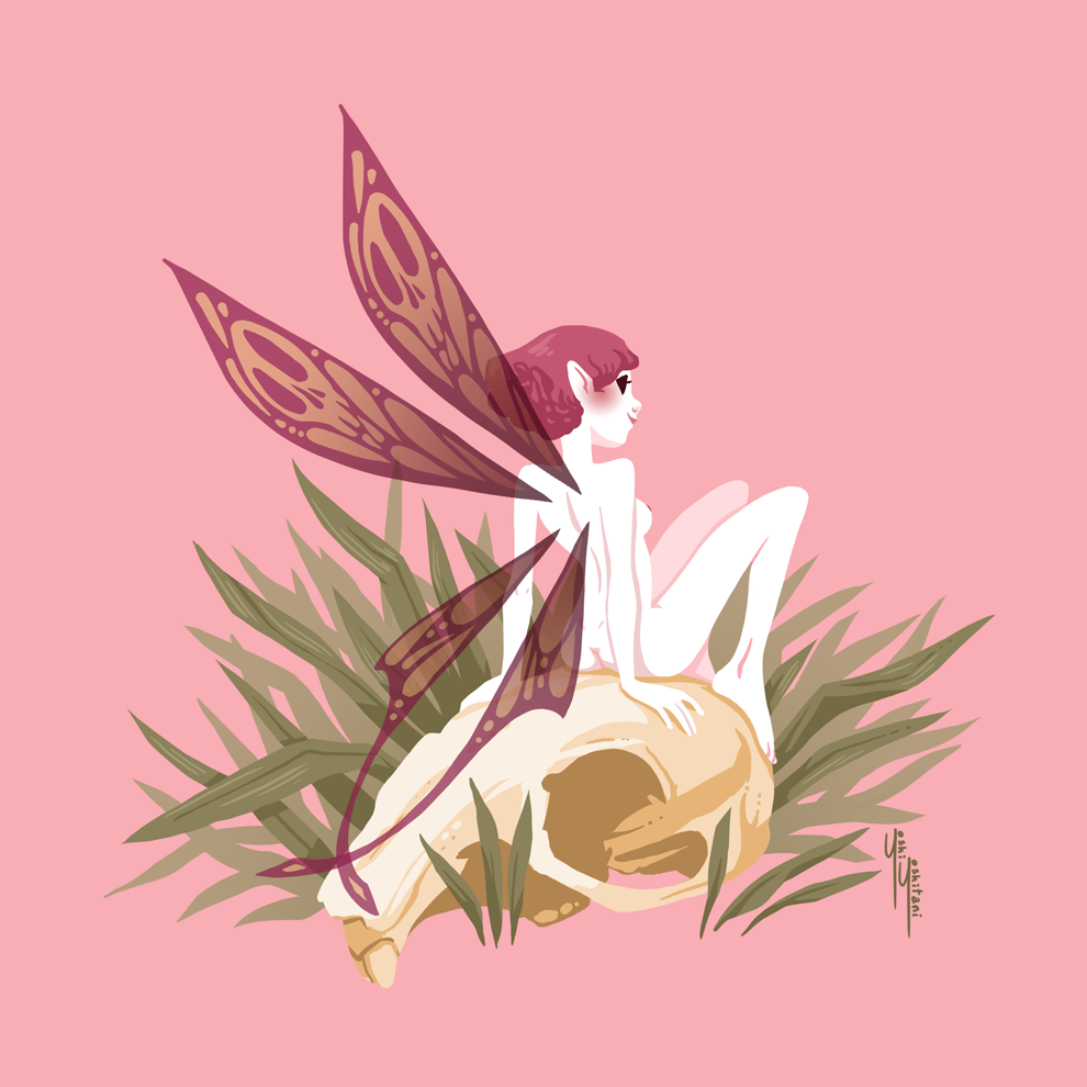 Blush Pink - Fairy Friends Print