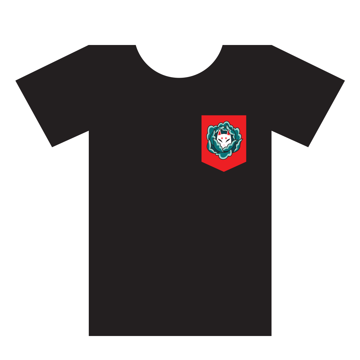Kitsune Pocket T-shirt
