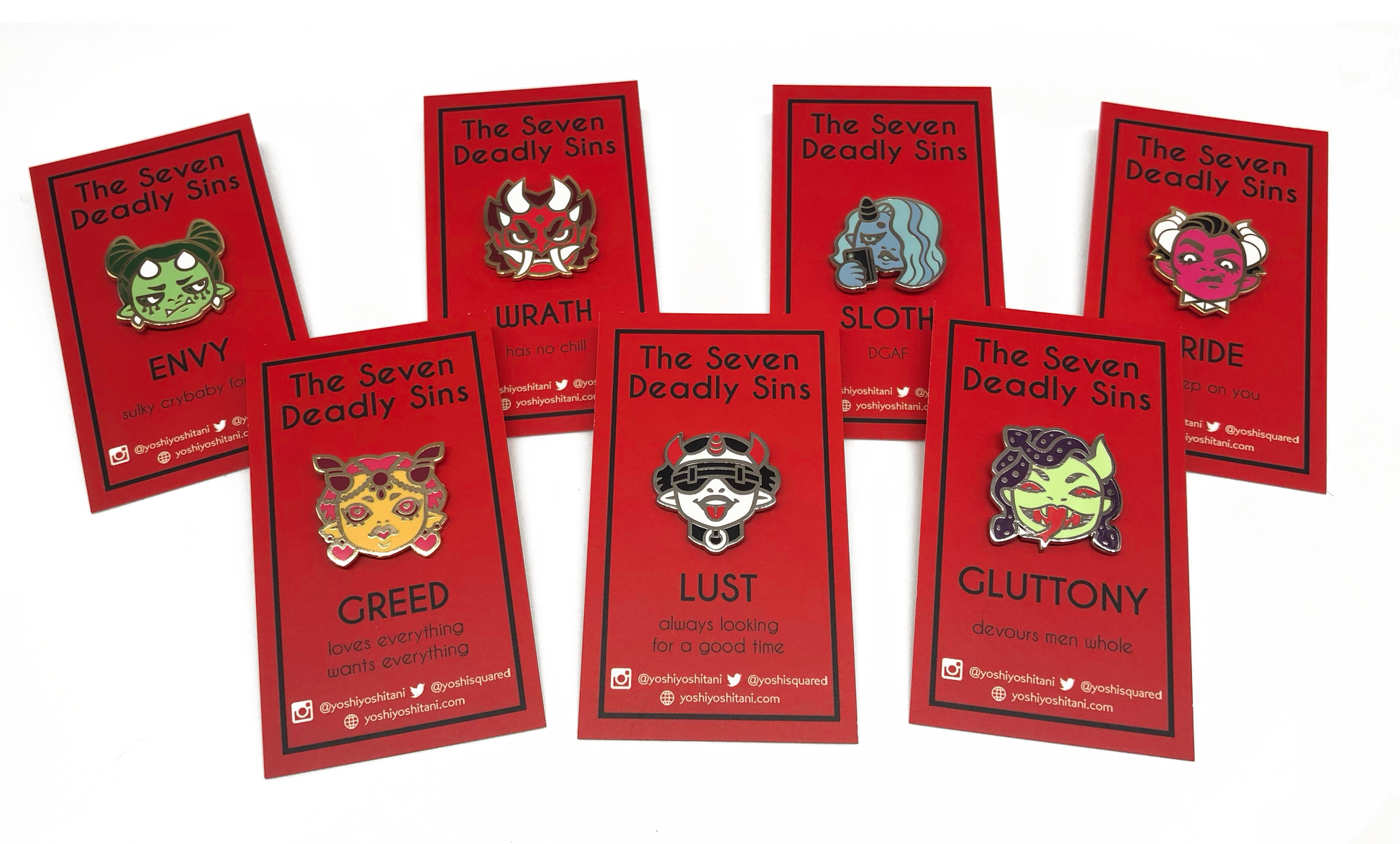 Pride: Seven Deadly Sins Enamel Pin