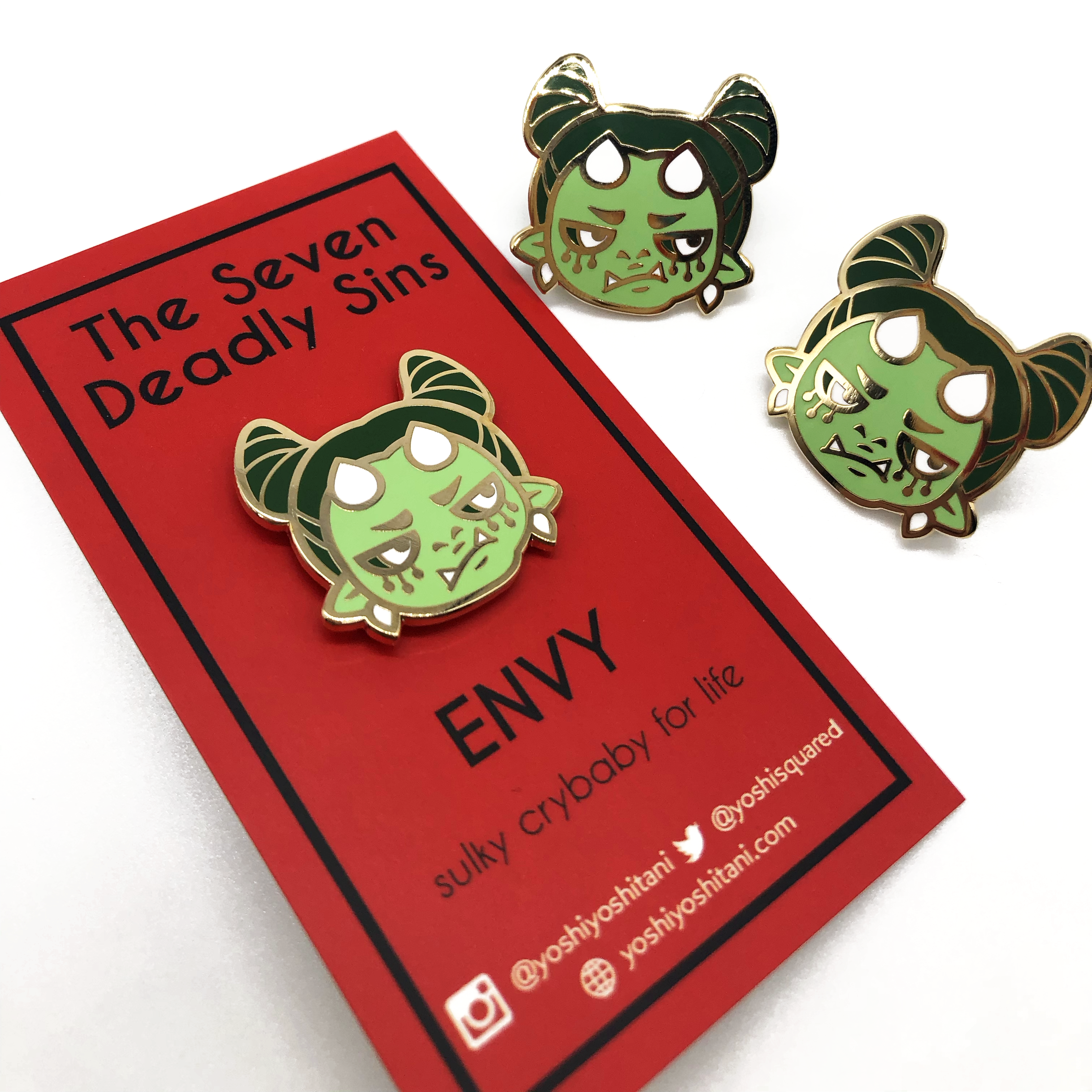 Envy: Seven Deadly Sins Enamel Pin