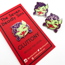 Load image into Gallery viewer, Gluttony: Seven Deadly Sins Enamel Pin
