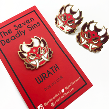 Load image into Gallery viewer, Wrath: Seven Deadly Sins Enamel Pin
