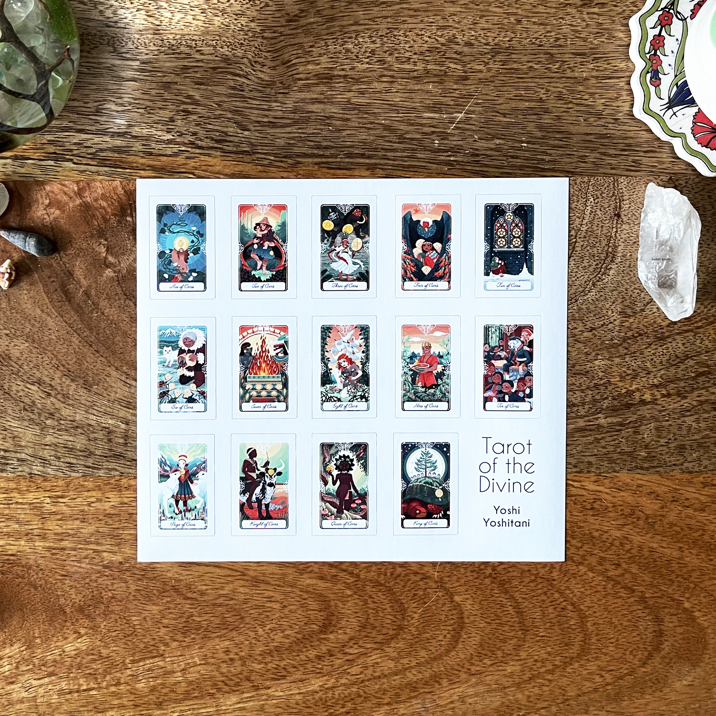 Suit of Coins Stickers: Tarot of the Divine