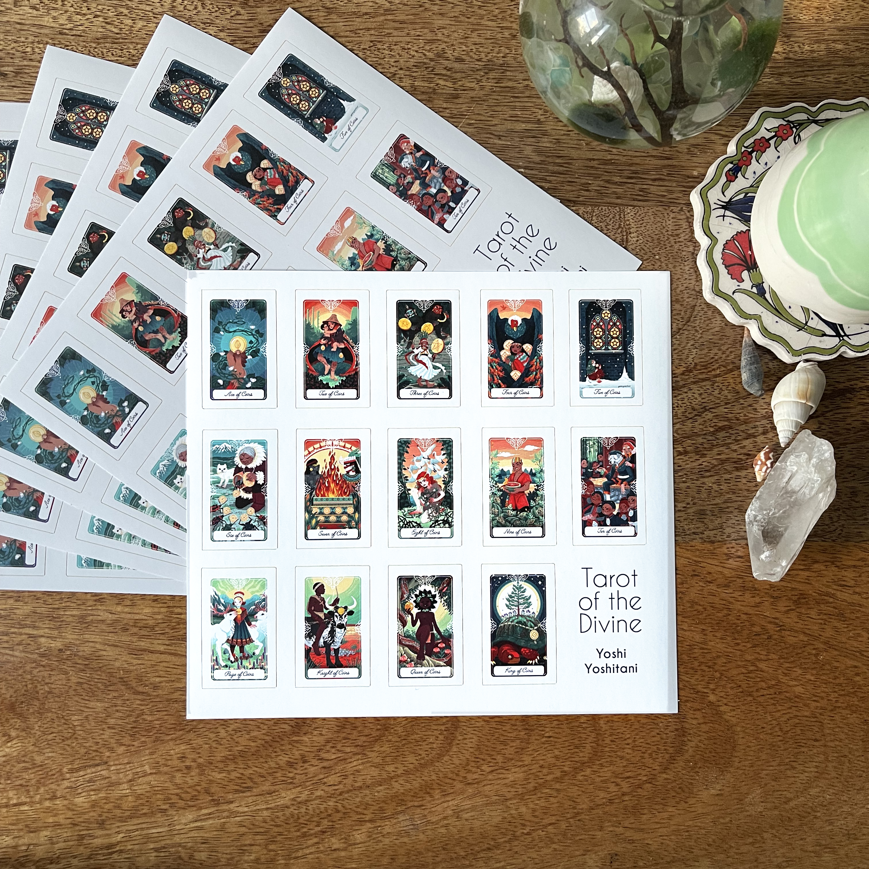 Suit of Coins Stickers: Tarot of the Divine
