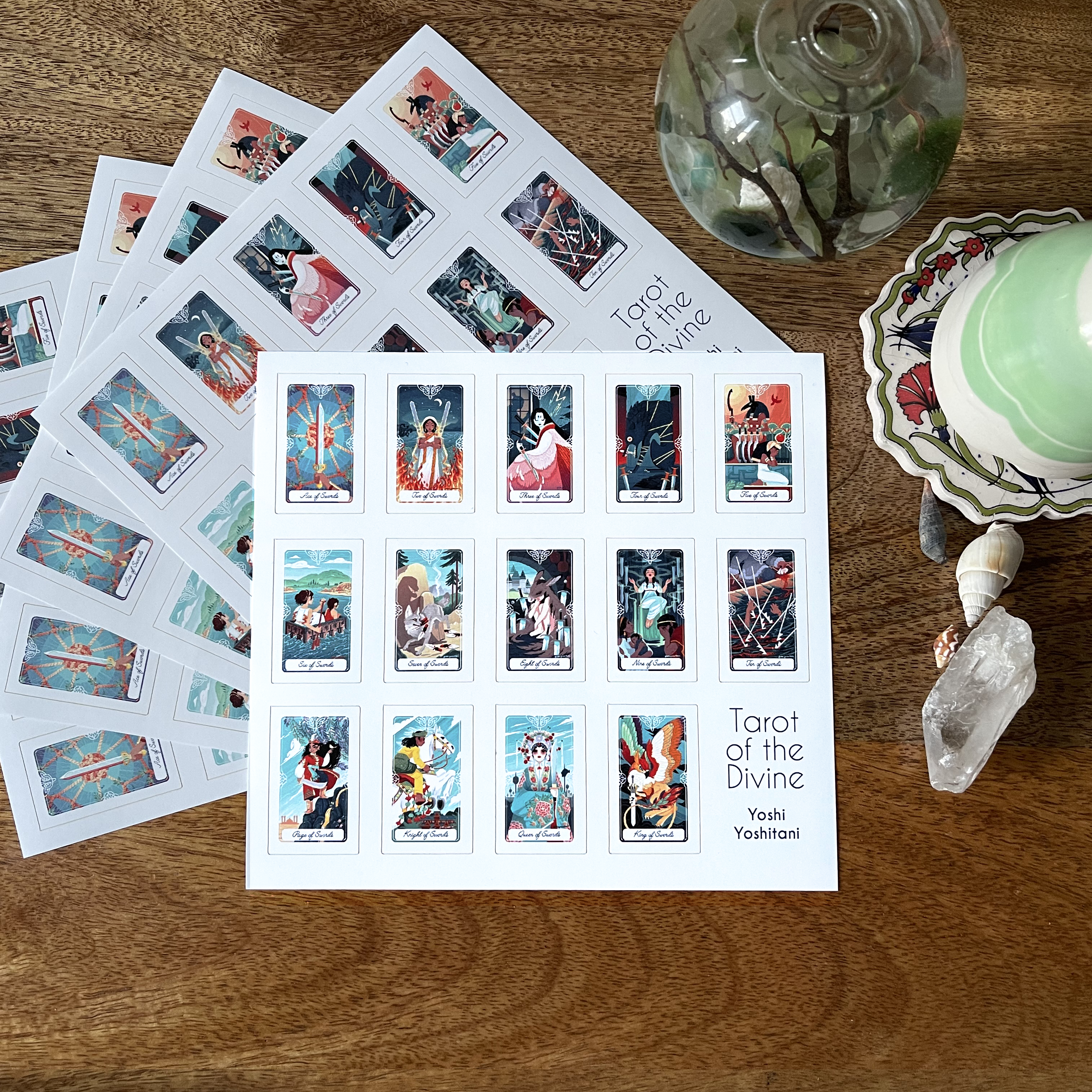 Suit of Swords Stickers: Tarot of the Divine
