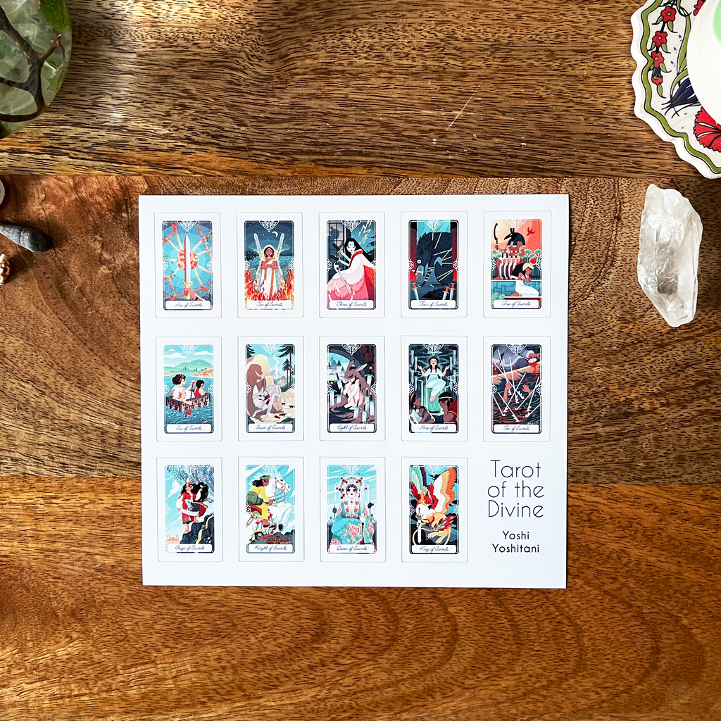 Suit of Swords Stickers: Tarot of the Divine