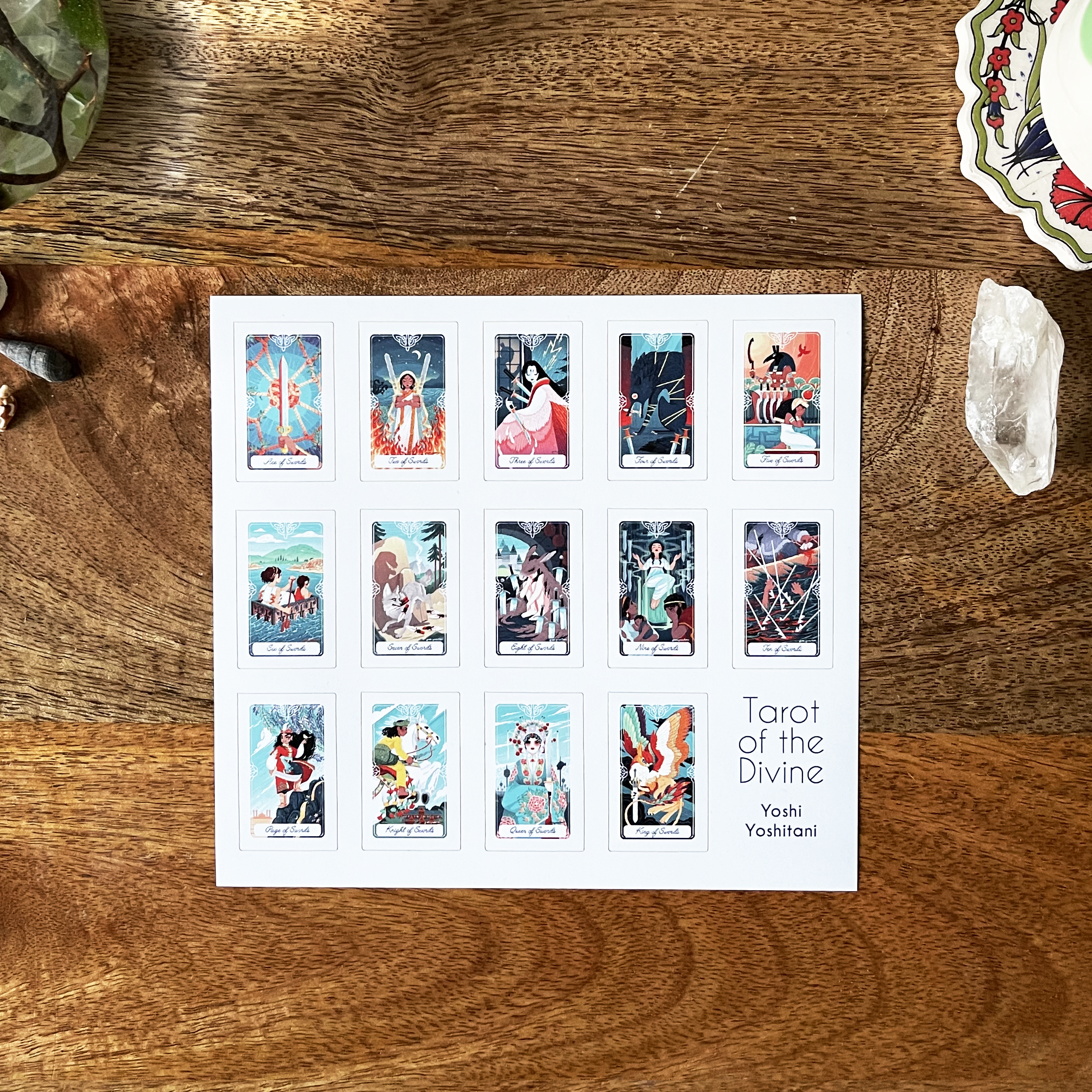 Suit of Swords Stickers: Tarot of the Divine