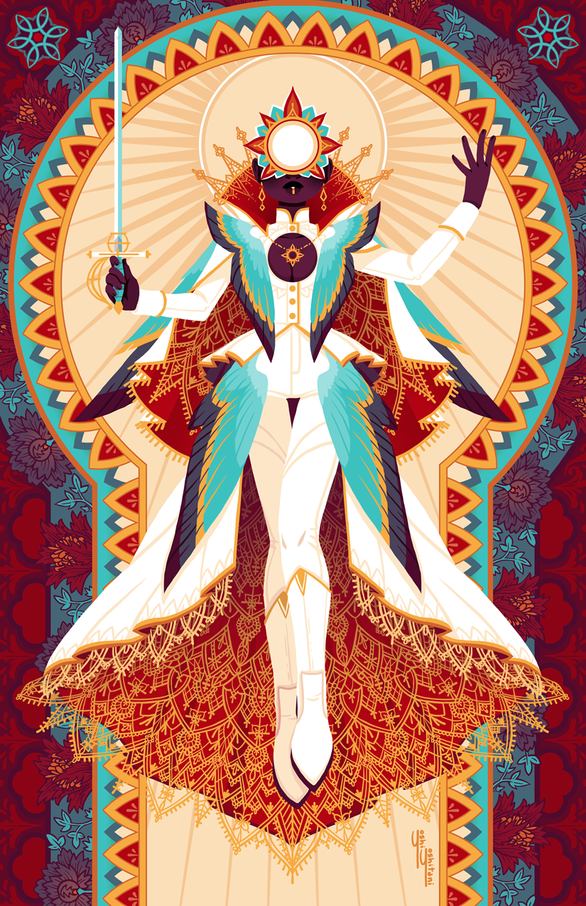 Sun - Celestial Dress Print