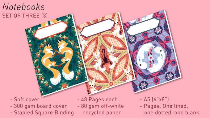 Fox Notebook Set