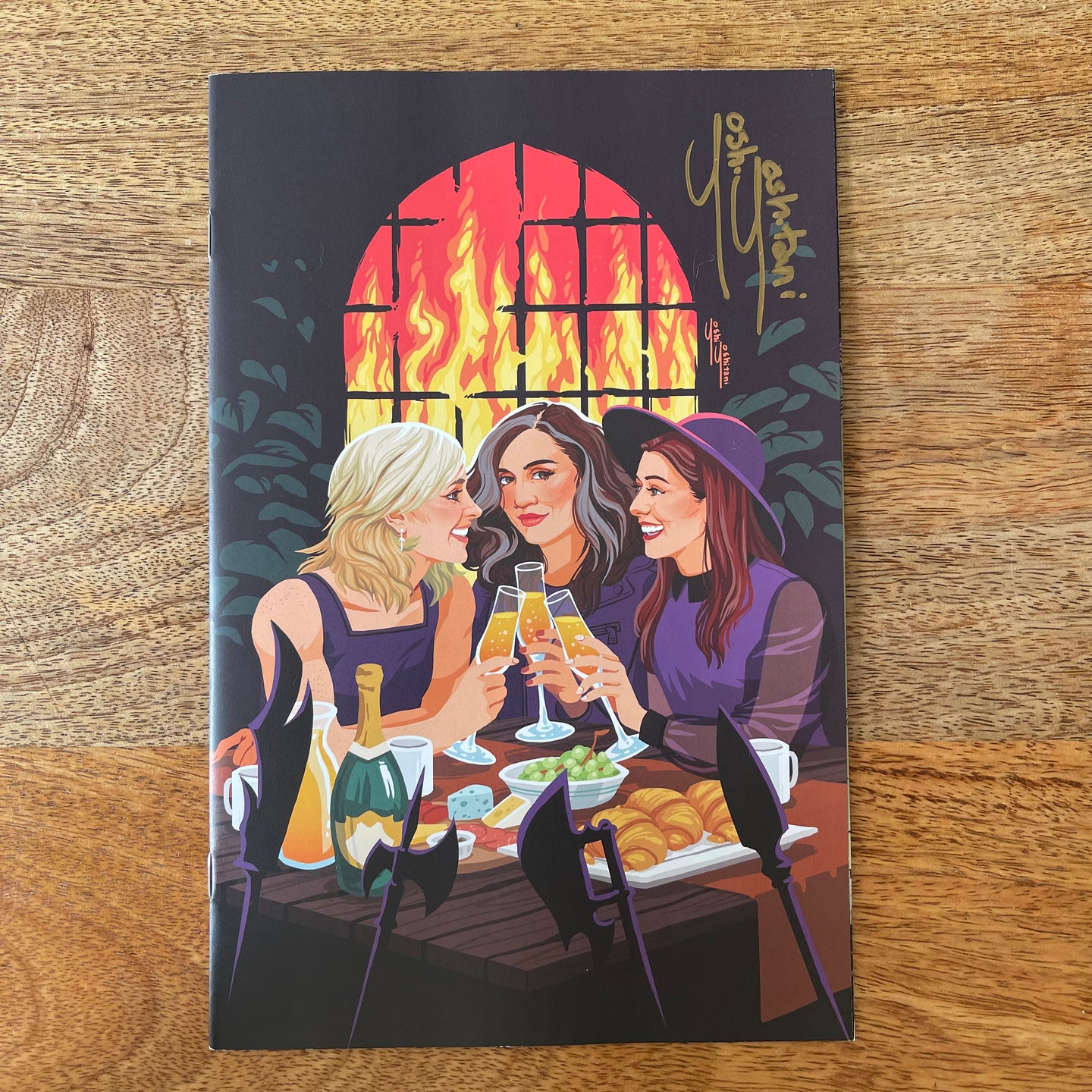 Signed Issue: Vampire Slayer ( Buffy ) #5 Virgin Variant